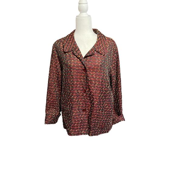 Dialogue Women's Button Front Jacket Blazer Shacket Coat Size XL - Picture 9 of 10